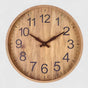 Horloge Murale en Bois 30 Cm Accessoire De Salon