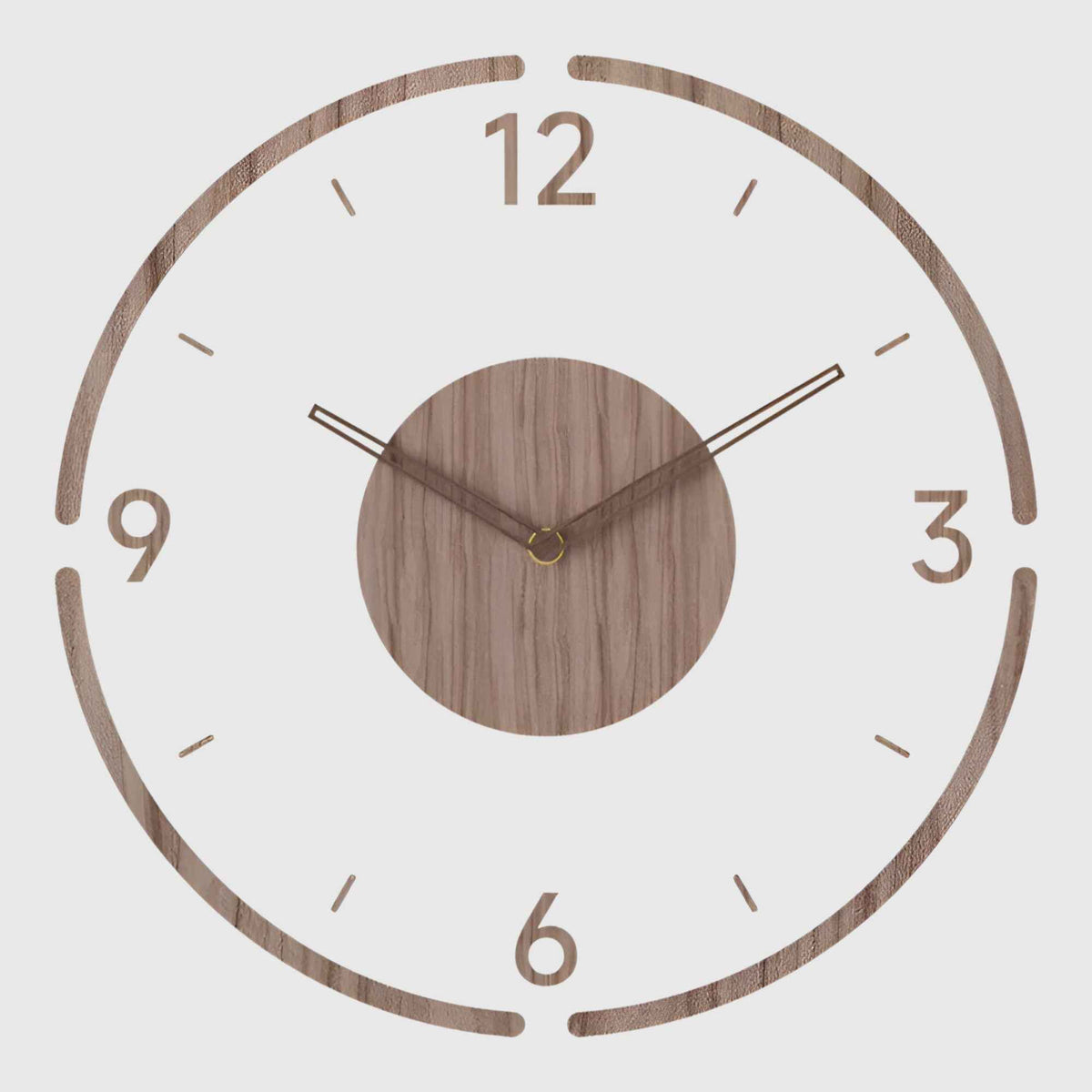 Horloges murales : Horloge Murale en Acrylique et Bois au Design Moderne dans C de Marche Lino