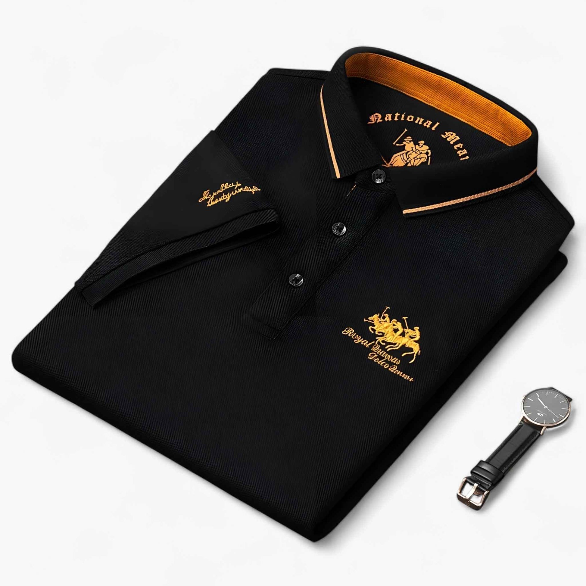 Polo Homme Piqué Coton Uni - Coupe Droite, Plusieurs Tailles et Couleurs