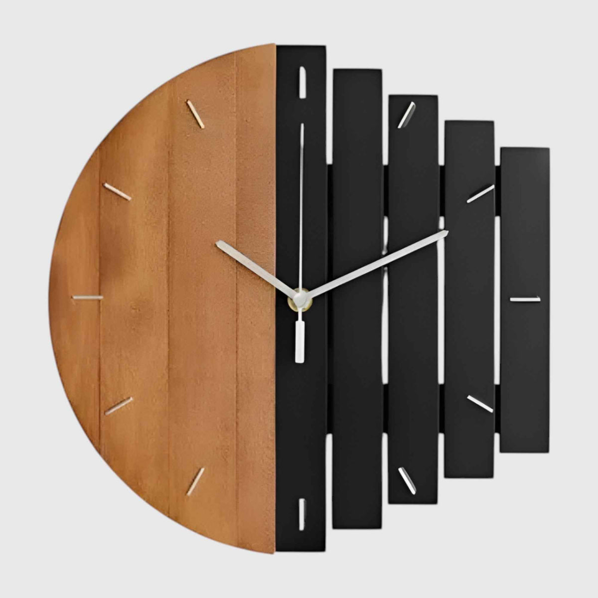 Horloges murales : Grande Horloge Murale en Bois Design Accessoires De Salon dans de Marche Lino