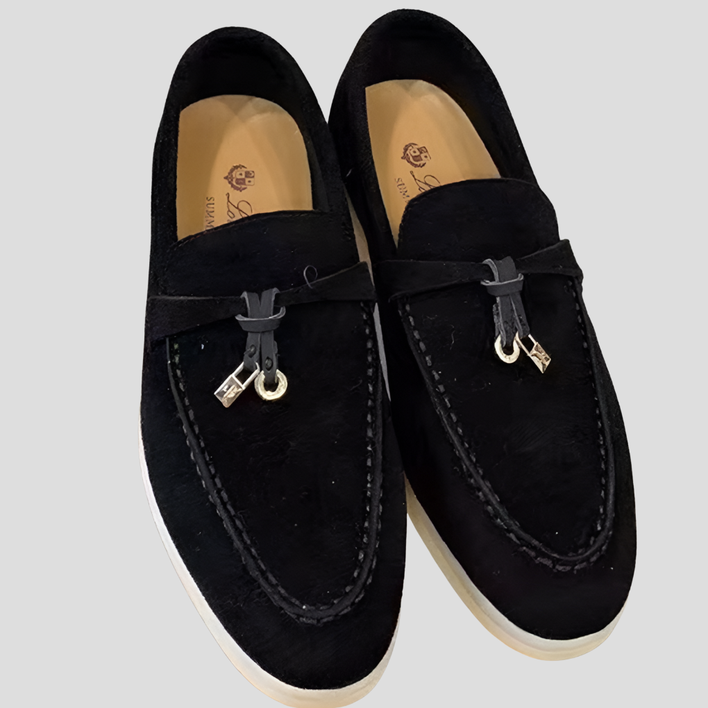 Fashion : Mocassins pour femmes - Élégants, Confortables & Style polyvalent dans Noir de Jeecey