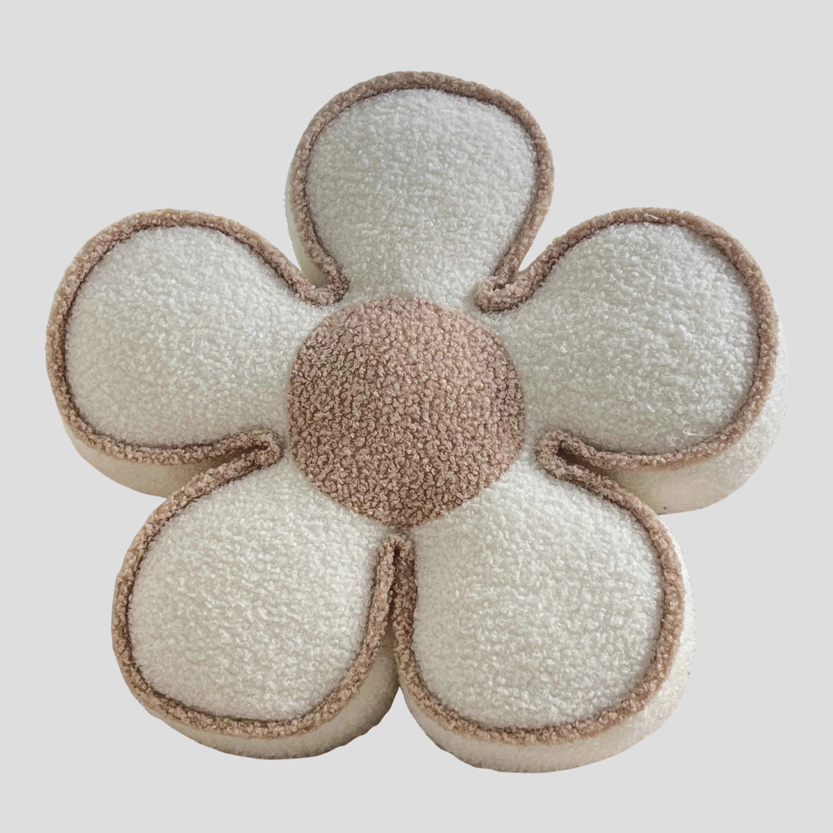 Coussins décoratifs : Coussin Décoratif en Forme de Tournesol Coton dans Blanc de Marche Lino