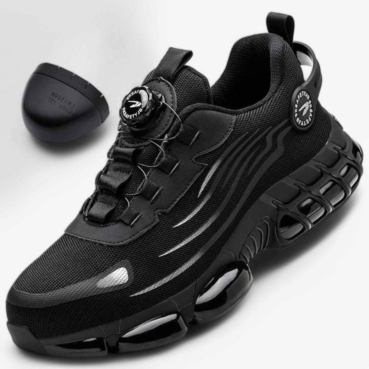 Shoes : Chaussures de sécurité homme légères et respirantes, antidérapantes pour travail BTP dans de Marche Lino