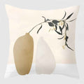 Housse de Coussin 40x40 en Tissu Naturel Végétal