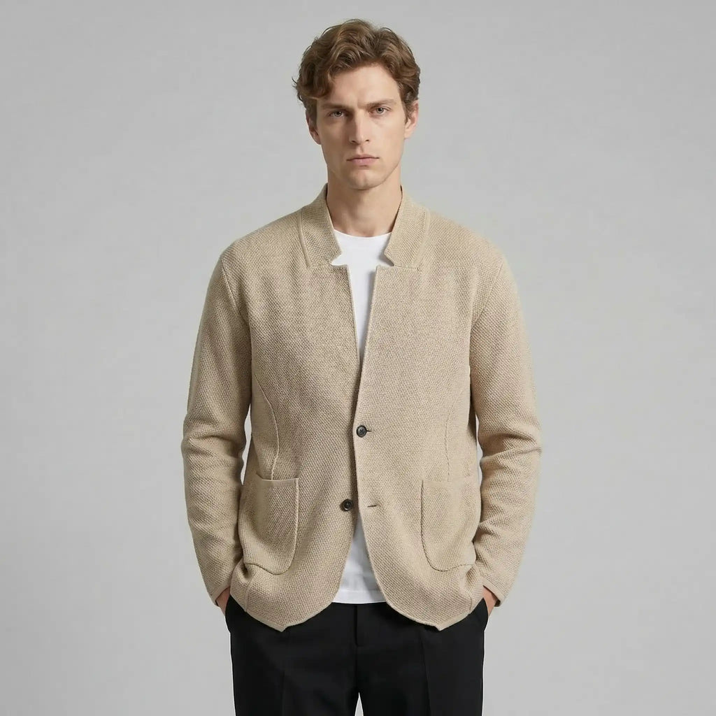 Cardigan Masculin Élégant et Pratique Mode Masculine