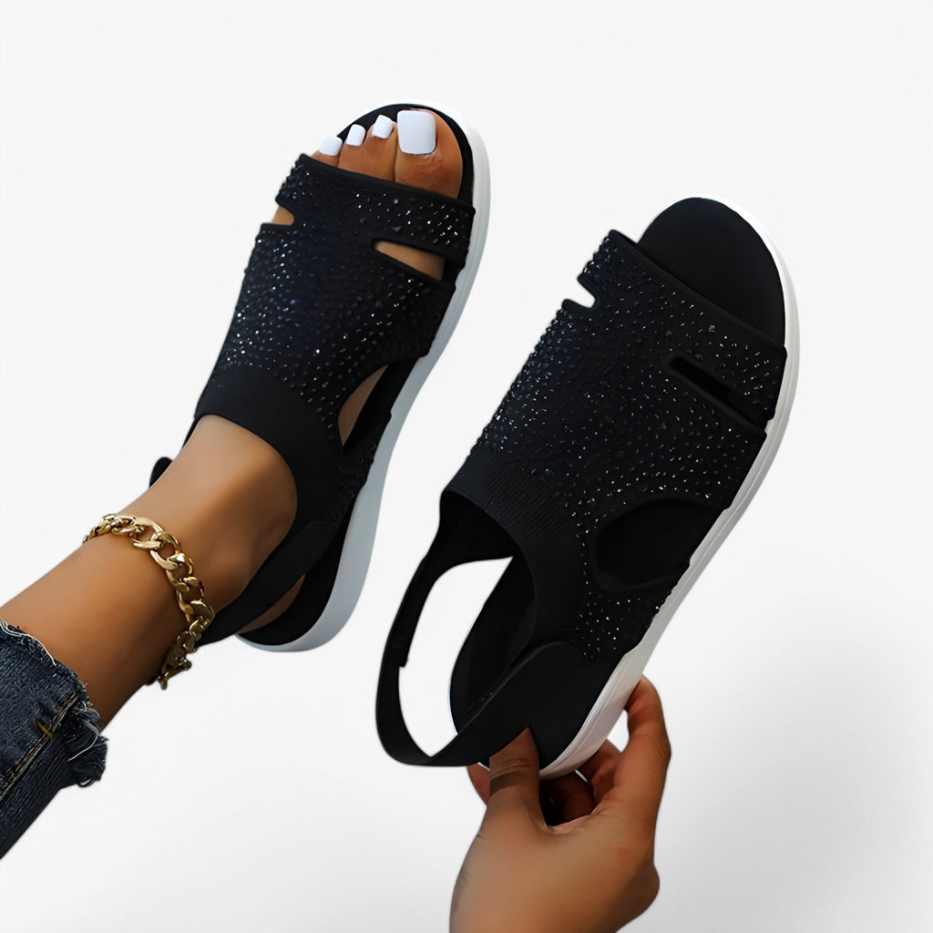 Sandales Orthopédiques Femme Ergonomiques Respirantes - Confort Quotidien Soutien de la Voûte Plantaire