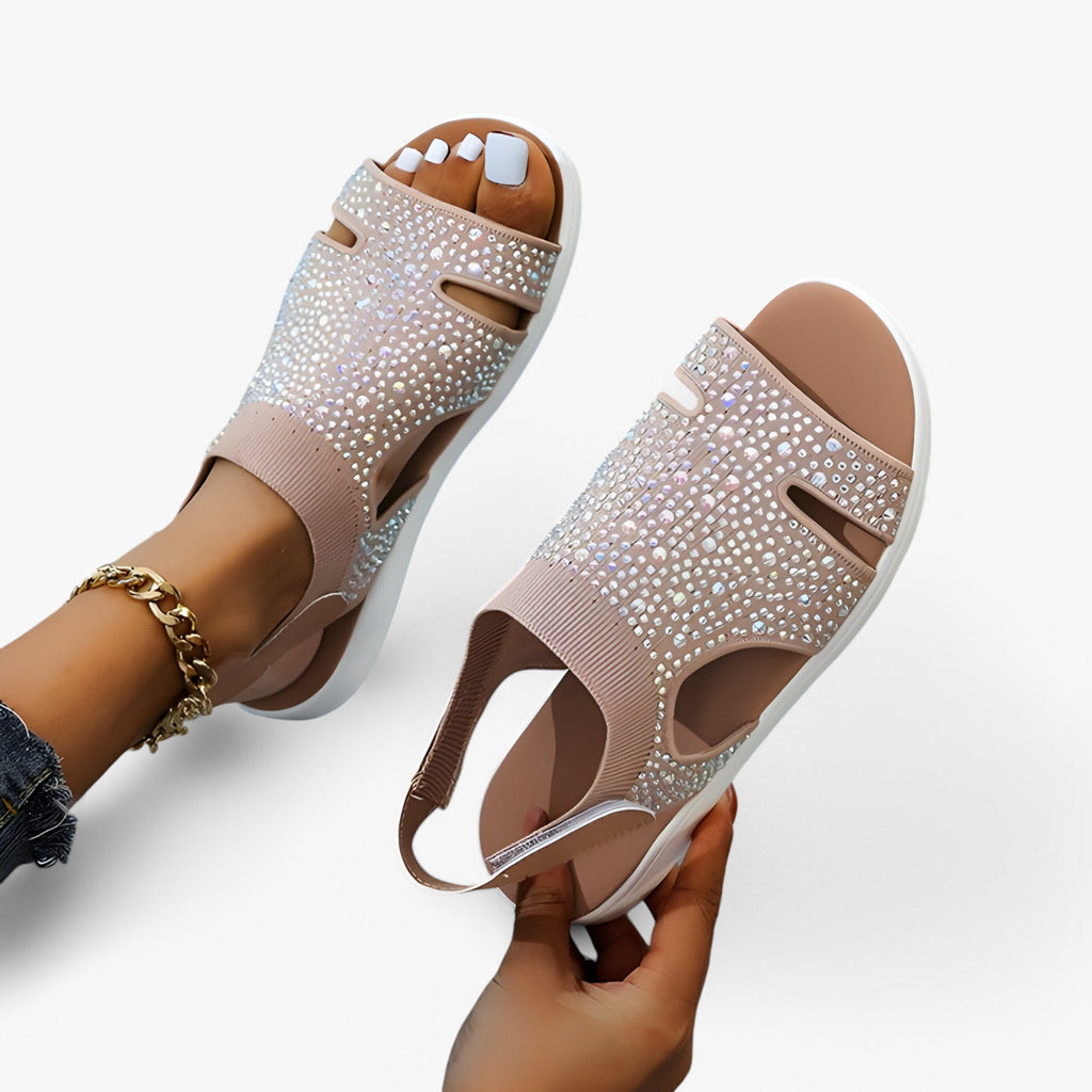 Sandales Orthopédiques Femme Ergonomiques Respirantes - Confort Quotidien Soutien de la Voûte Plantaire