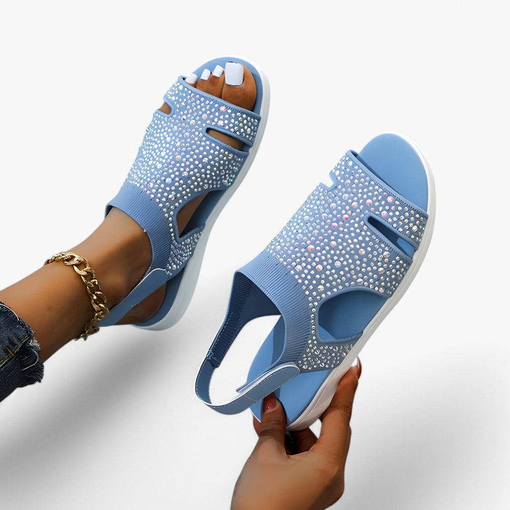 Sandales Orthopédiques Femme Ergonomiques Respirantes - Confort Quotidien Soutien de la Voûte Plantaire