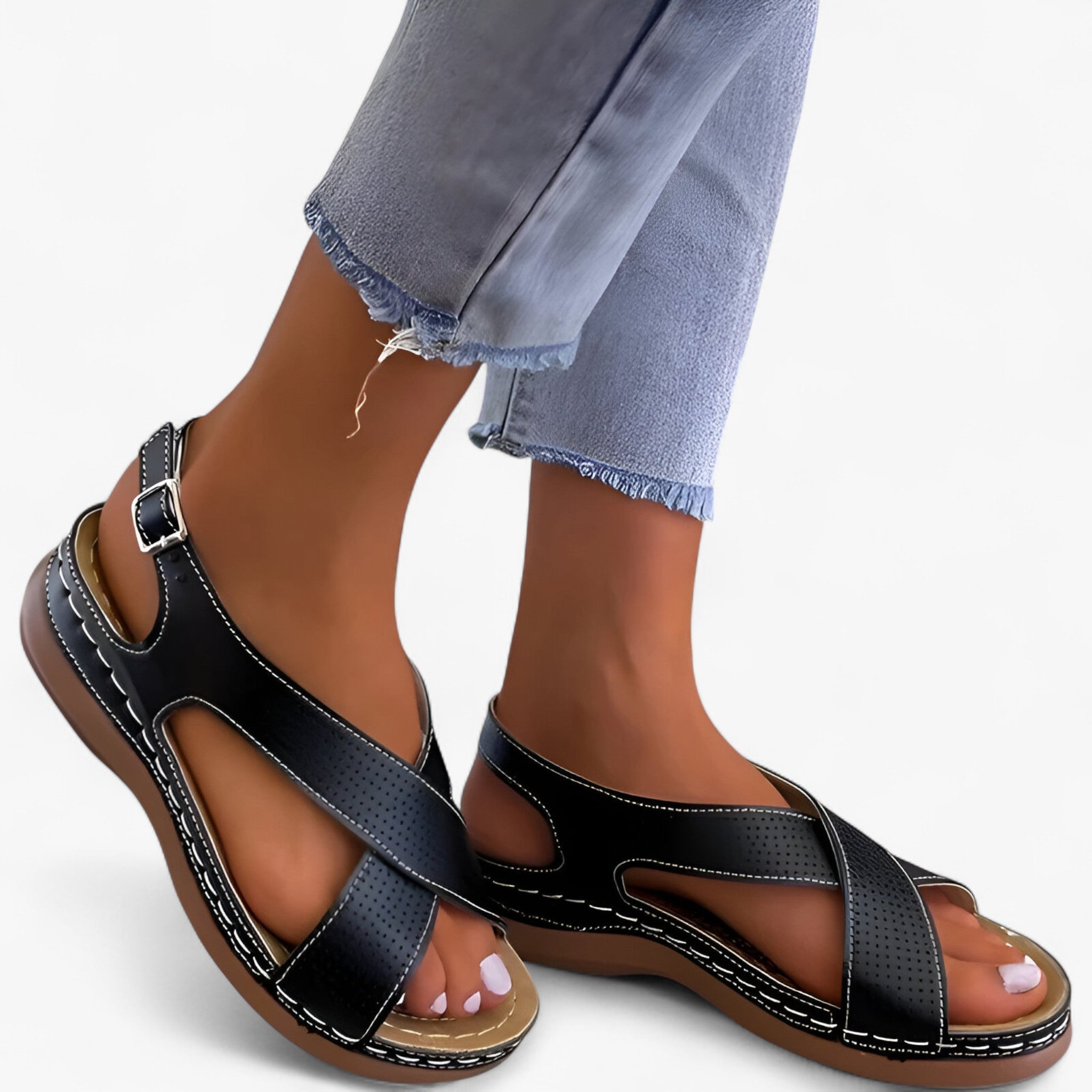 Sandals : Sandales Rétro Bohèmes | Confort et Élégance au Quotidien dans de Concept Odense