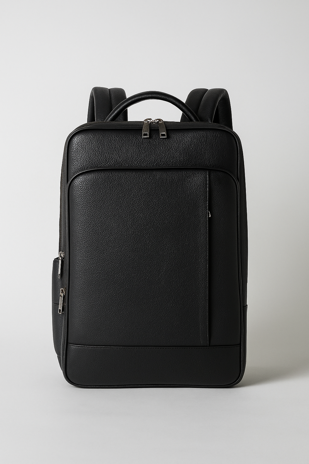 bags : Sac à Dos en Cuir avec Cuir USB - Noir-a dans Noir-B de Marche Lino