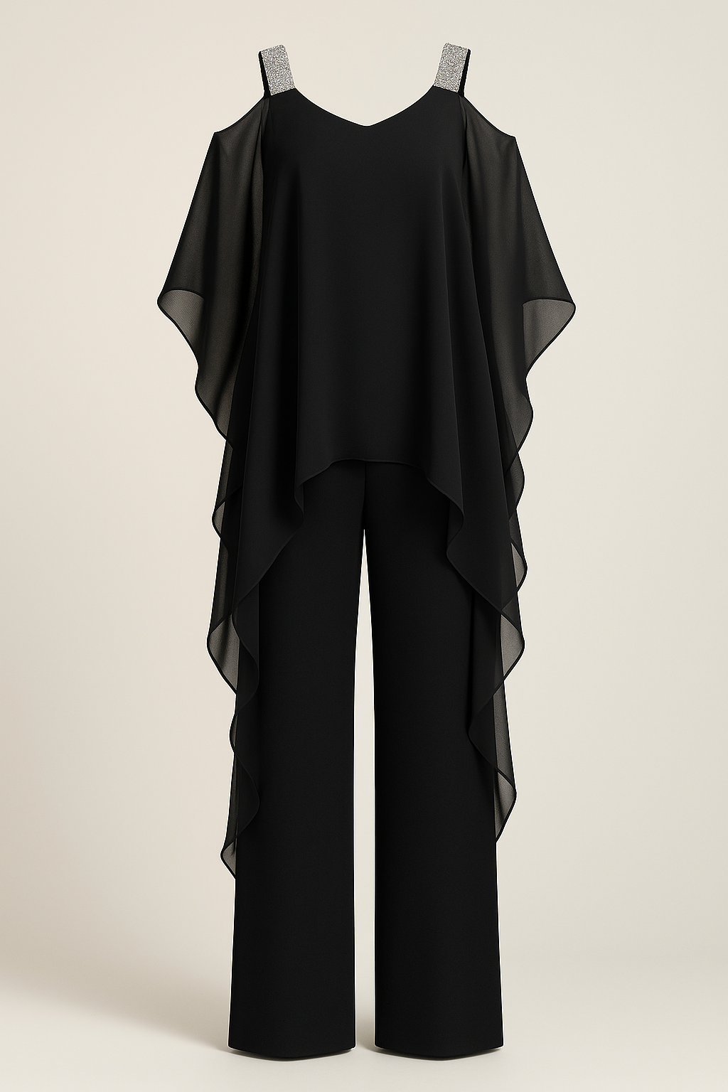 Combinaison Élégante Femme Asymétrique Monobretelle pour Cérémonie et Soirée - Plusieurs Couleurs