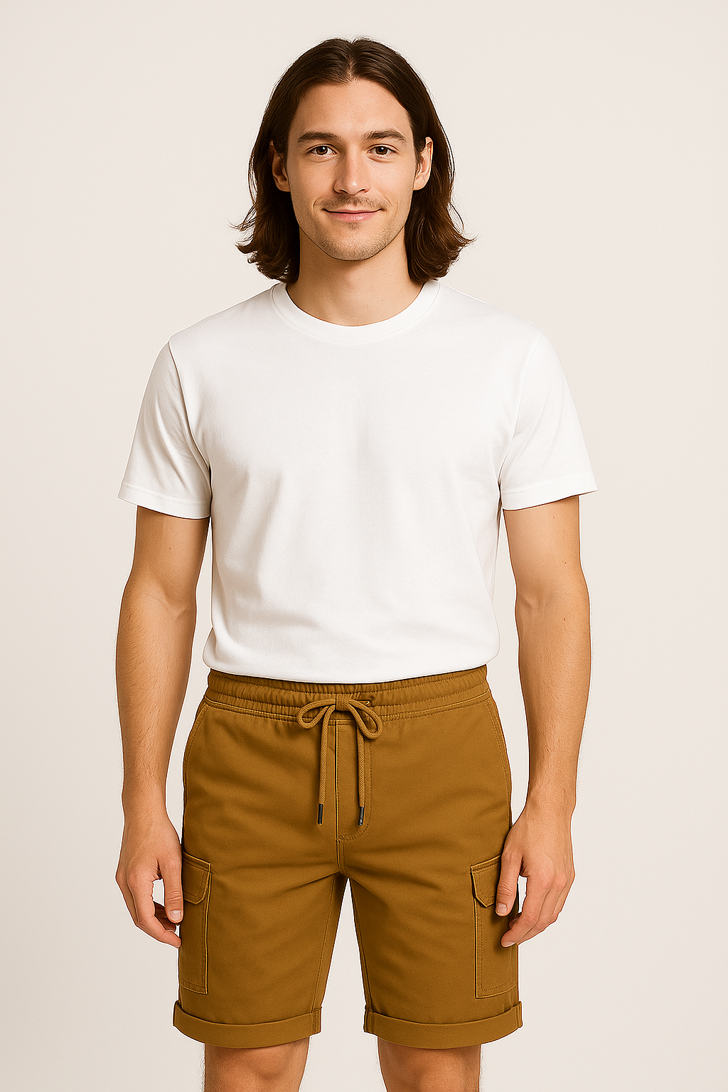 Bermuda cargo pour homme - Décontracté et confortable