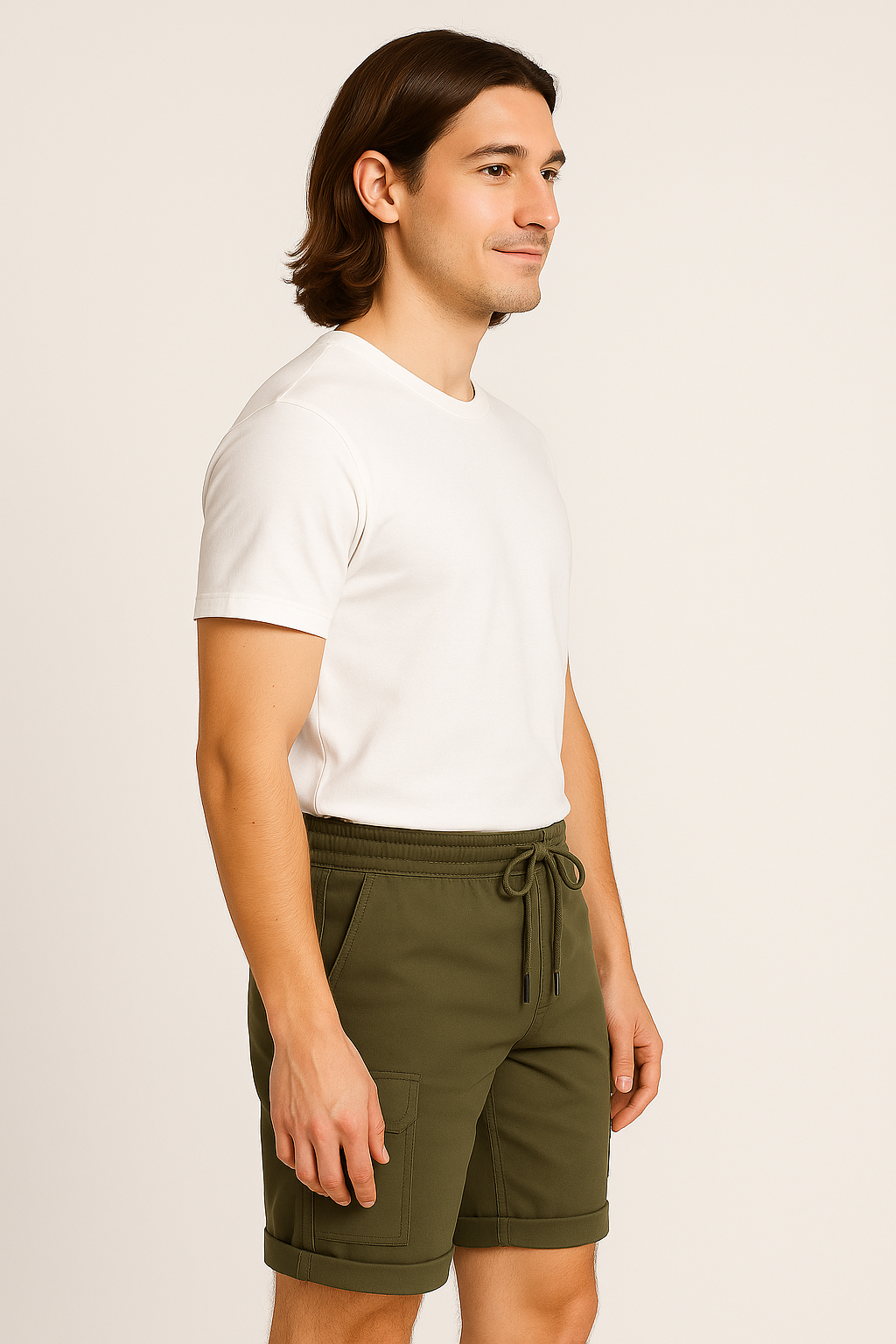 Bermuda cargo pour homme - Décontracté et confortable