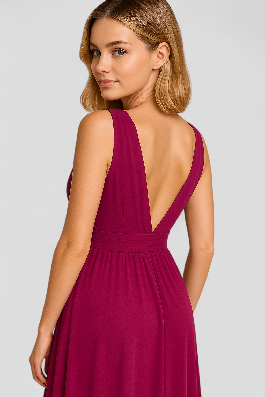Robe Élégante pour Femme en Soie Noire, Taglia M - Parfait pour les Cérémonies et les Fêtes