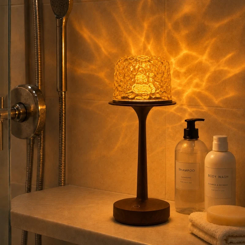 Home Decor : Lampe Aurore Boréale – Lampe de Table Ambiance 2-en-1 & Projecteur dans de Marche Lino
