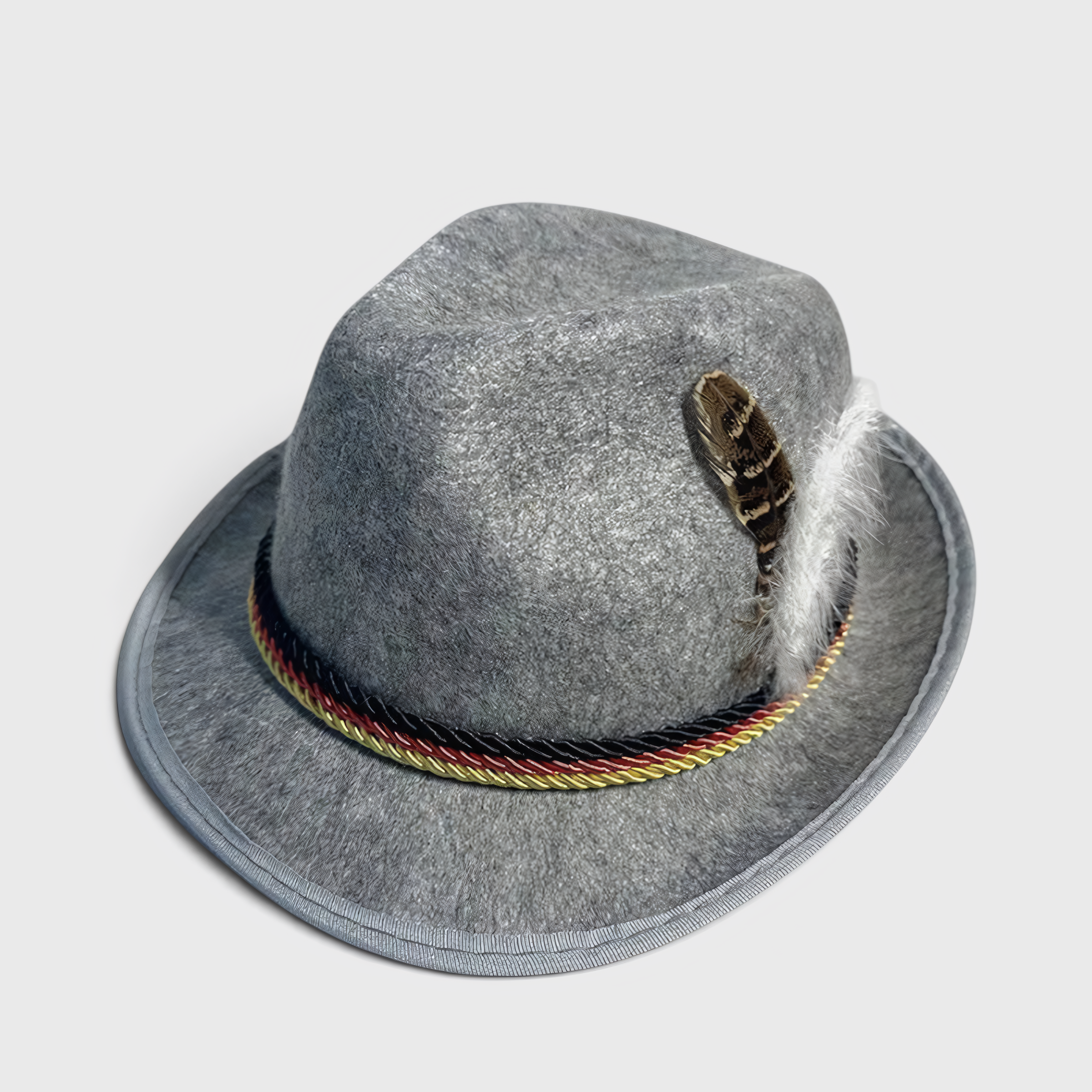 Gifts – Seasonal – Oktoberfest : Chapeau Oktoberfest Unisexe Festif - Ornements Traditionnels dans Gris clair de Steiner-boutique