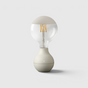 Lampe de Table Ampoule Filament Sans Fil – Éclairage d'Ambiance Rechargeable à Variateur Tactile