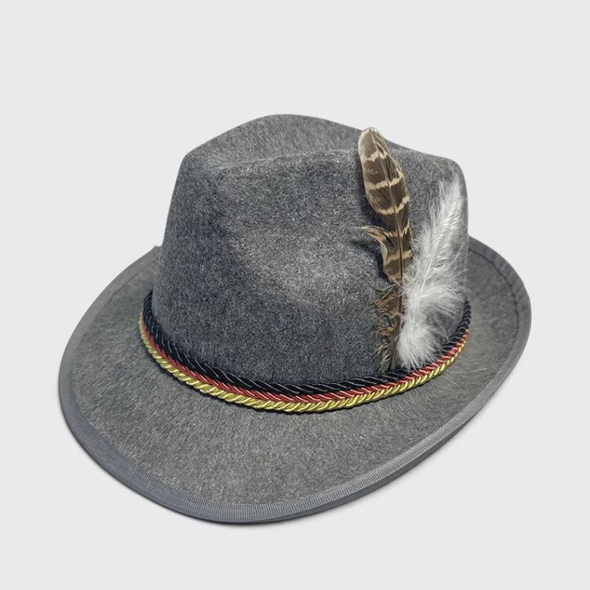 Gifts – Seasonal – Oktoberfest : Chapeau Oktoberfest Unisexe Festif - Ornements Traditionnels dans Gris foncé de Steiner-boutique