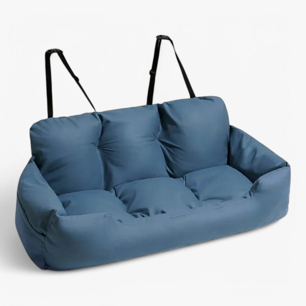 Lit de luxe pour chien pour voiture Cozyride - Vert militaire