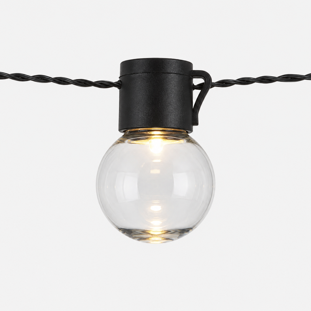 Guirlande Lumineuse Terrasse USB – Décoration de Terrasse Étanche Blanc Chaud