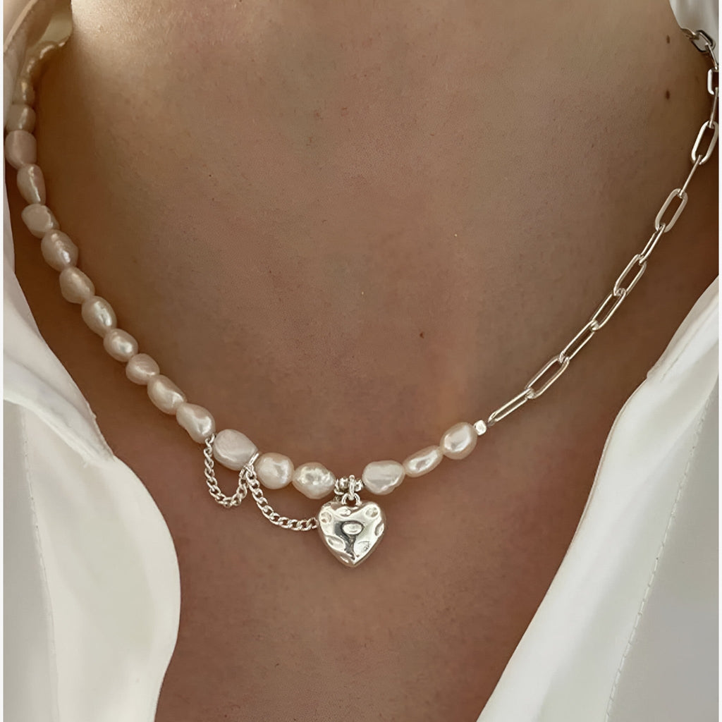Collier Asymétrique Femme Hartparel en Laine, Design Moderne et Élégant