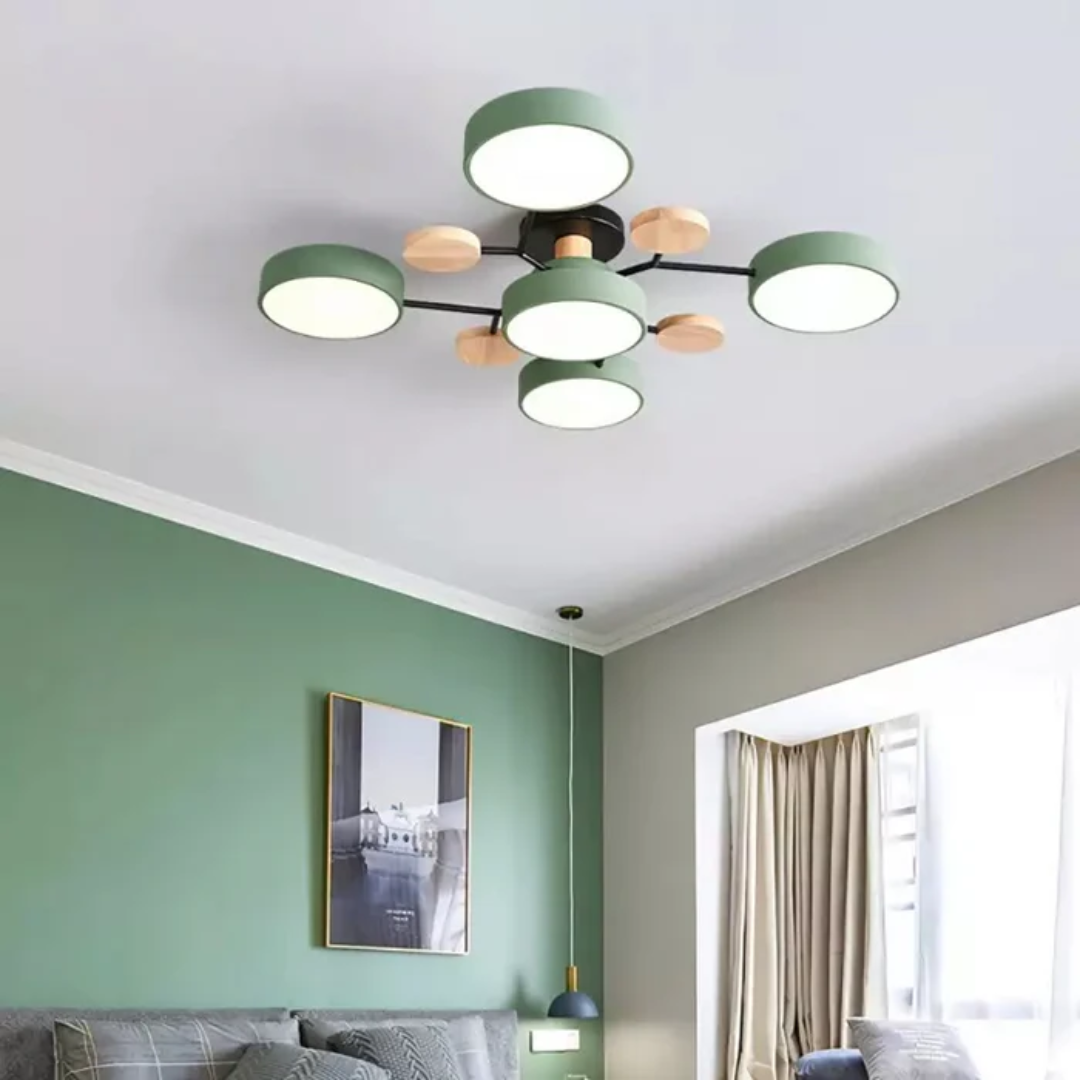 Ceiling Light : Plafonnier LED Rond Moderne dans de Marche Lino
