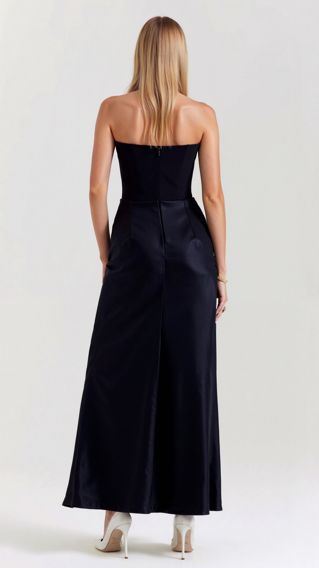 Robe Longue Fourreau Femme - Robe Élégante Invitée Mariage