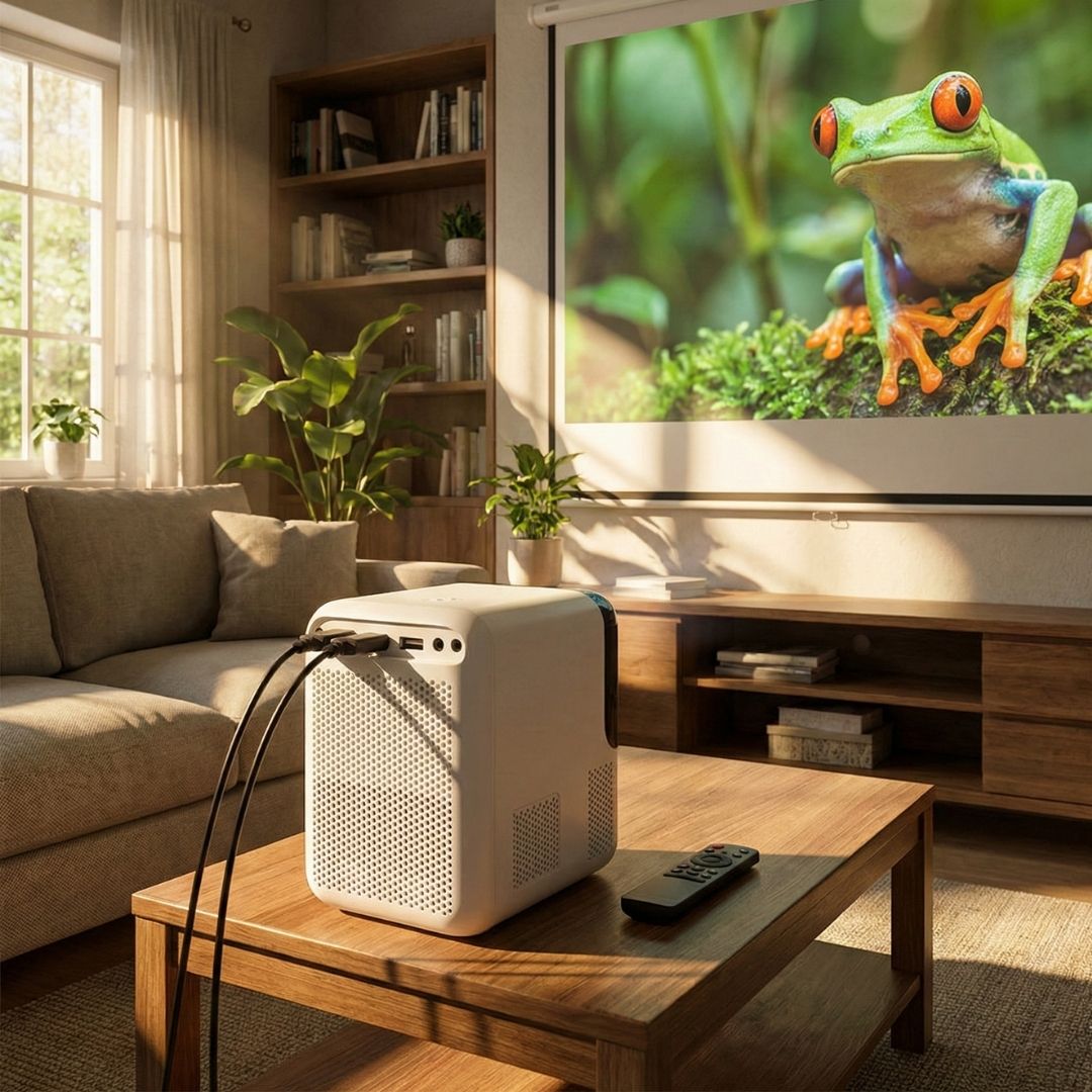 Mini Projecteur HD Home Cinéma - Portable