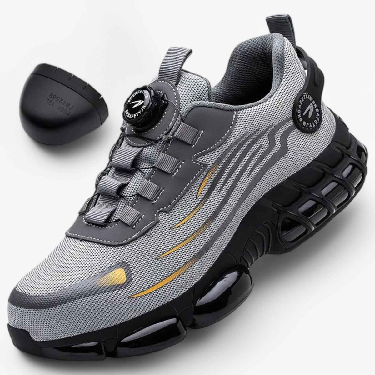 Shoes : Chaussures de sécurité homme légères et respirantes, antidérapantes pour travail BTP dans de Marche Lino