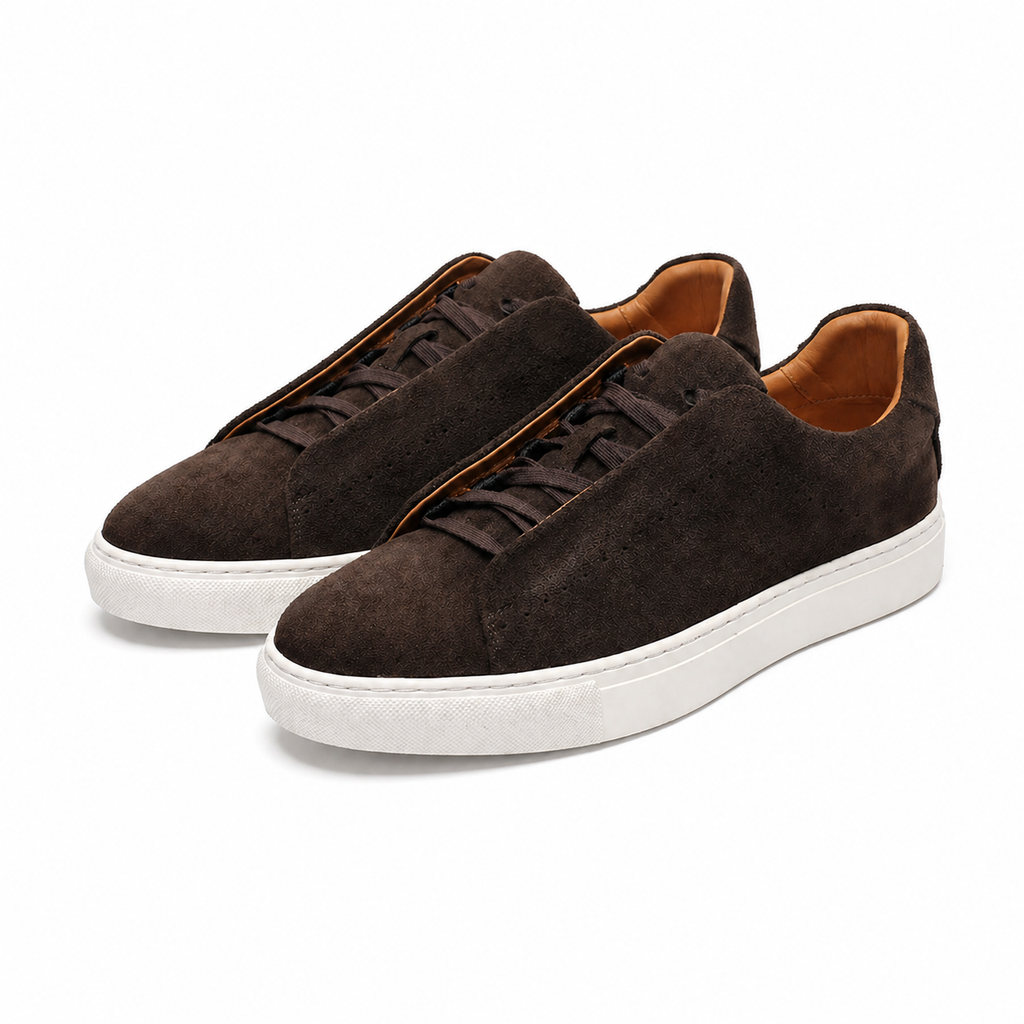 : Baskets homme en nubuck - Sneakers confortables et stylées dans de Marche Lino