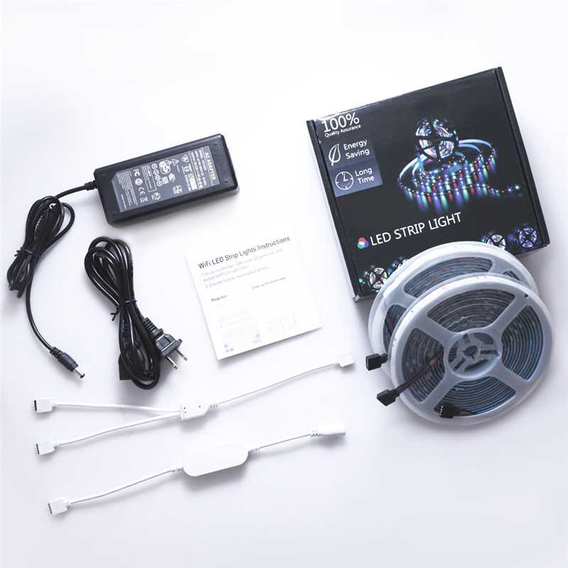 LED Strip Light : Bandeau LED RGB WiFi Intelligent – 10m Étanche dans de Marche Lino