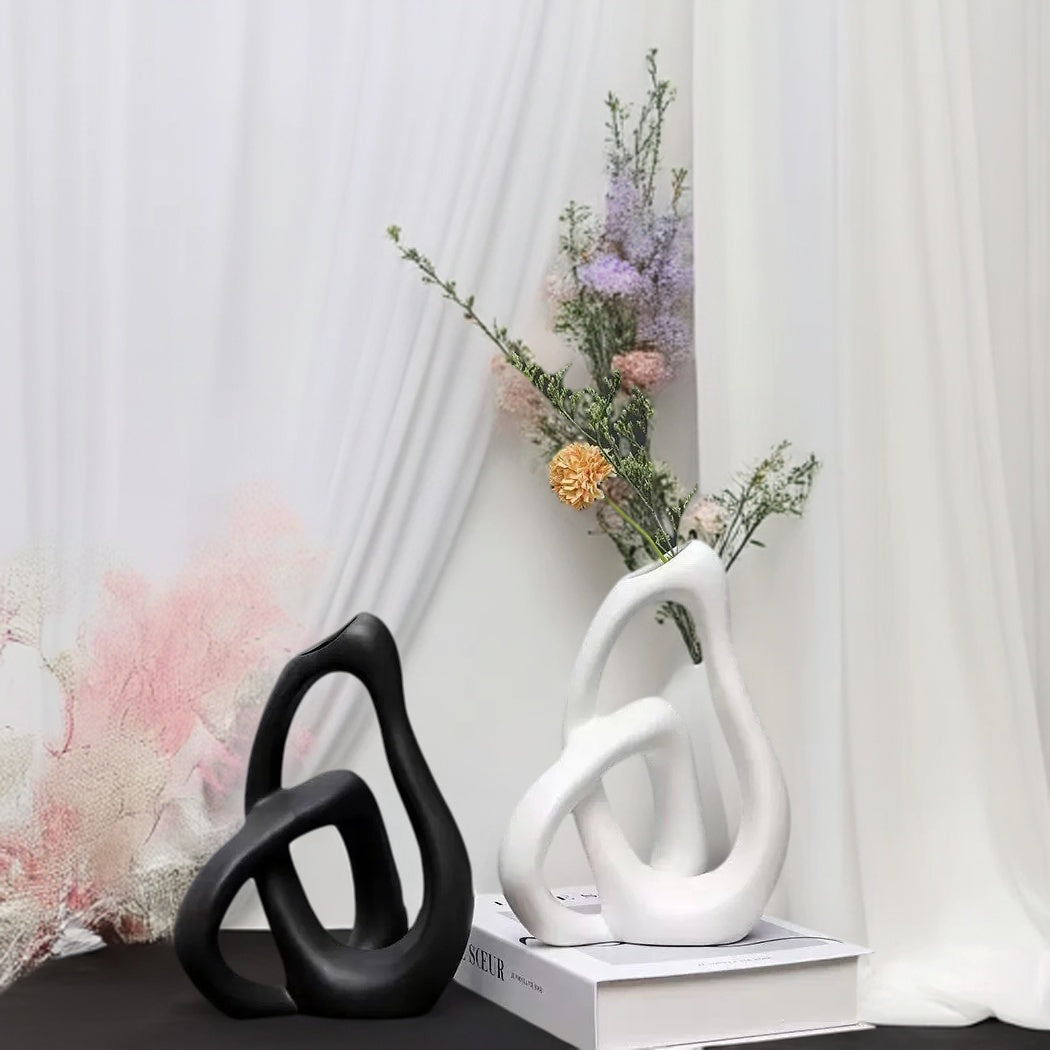 : Vase en Céramique Intemporel dans de Marche Lino