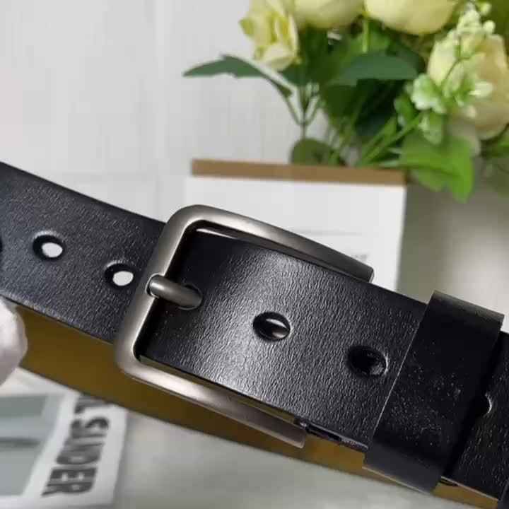 1 véritable sangle en cuir de bœuf – de haute qualité, durable et élégante