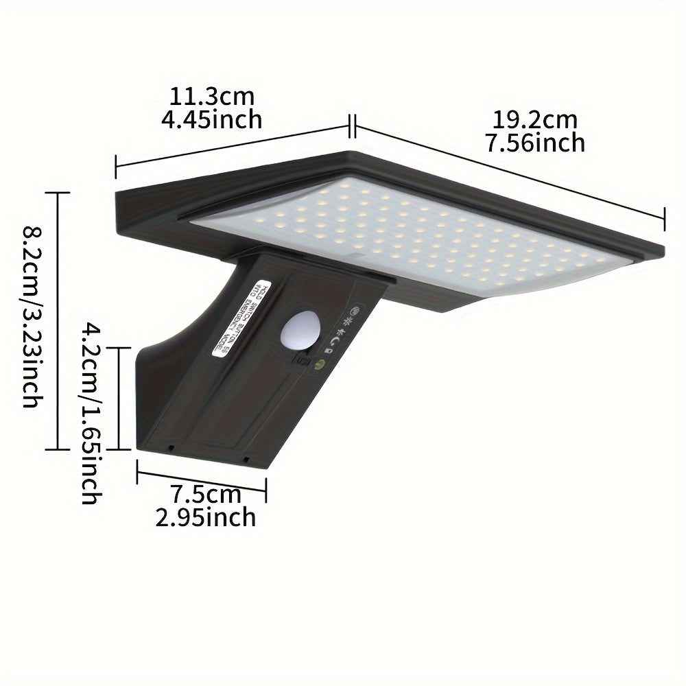 SmartSolar - Lampe LED solaire extérieure avec détecteur de mouvement – Lumière claire, sans fil et lumière toujours gratuite