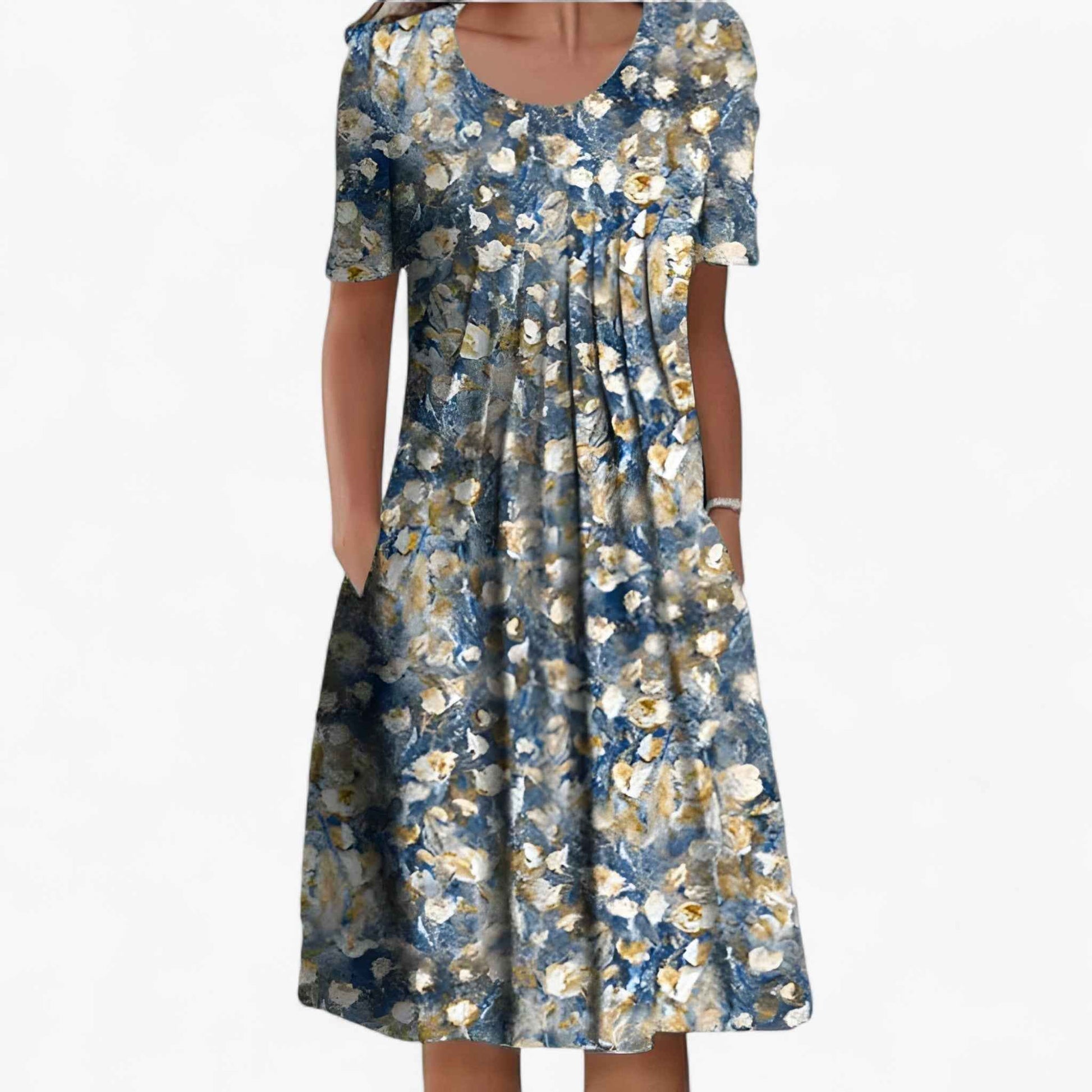 Robe d'été Femme en Coton Léger Respirant S-XL - Plusieurs Couleurs