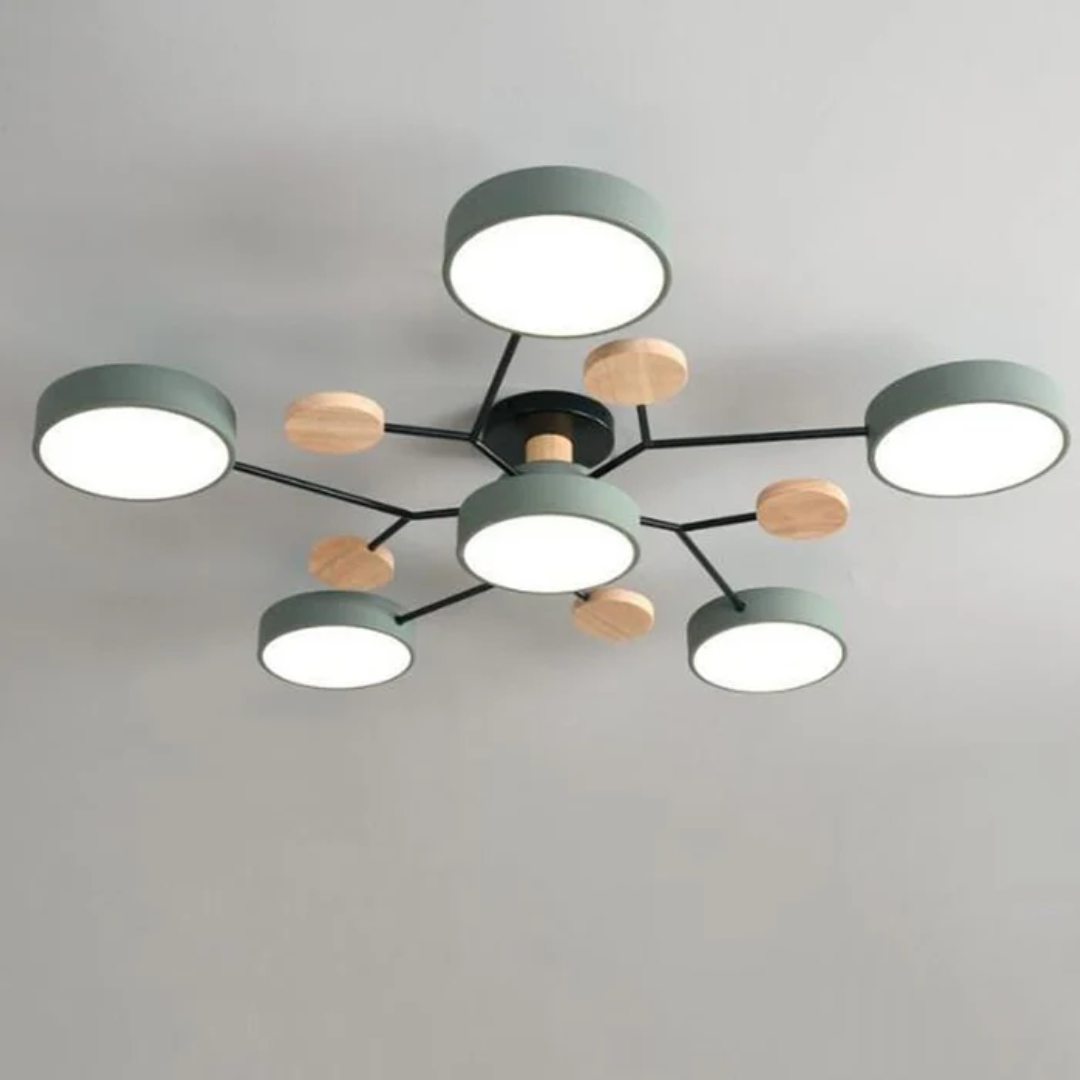 Ceiling Light : Plafonnier LED Rond Moderne dans de Marche Lino