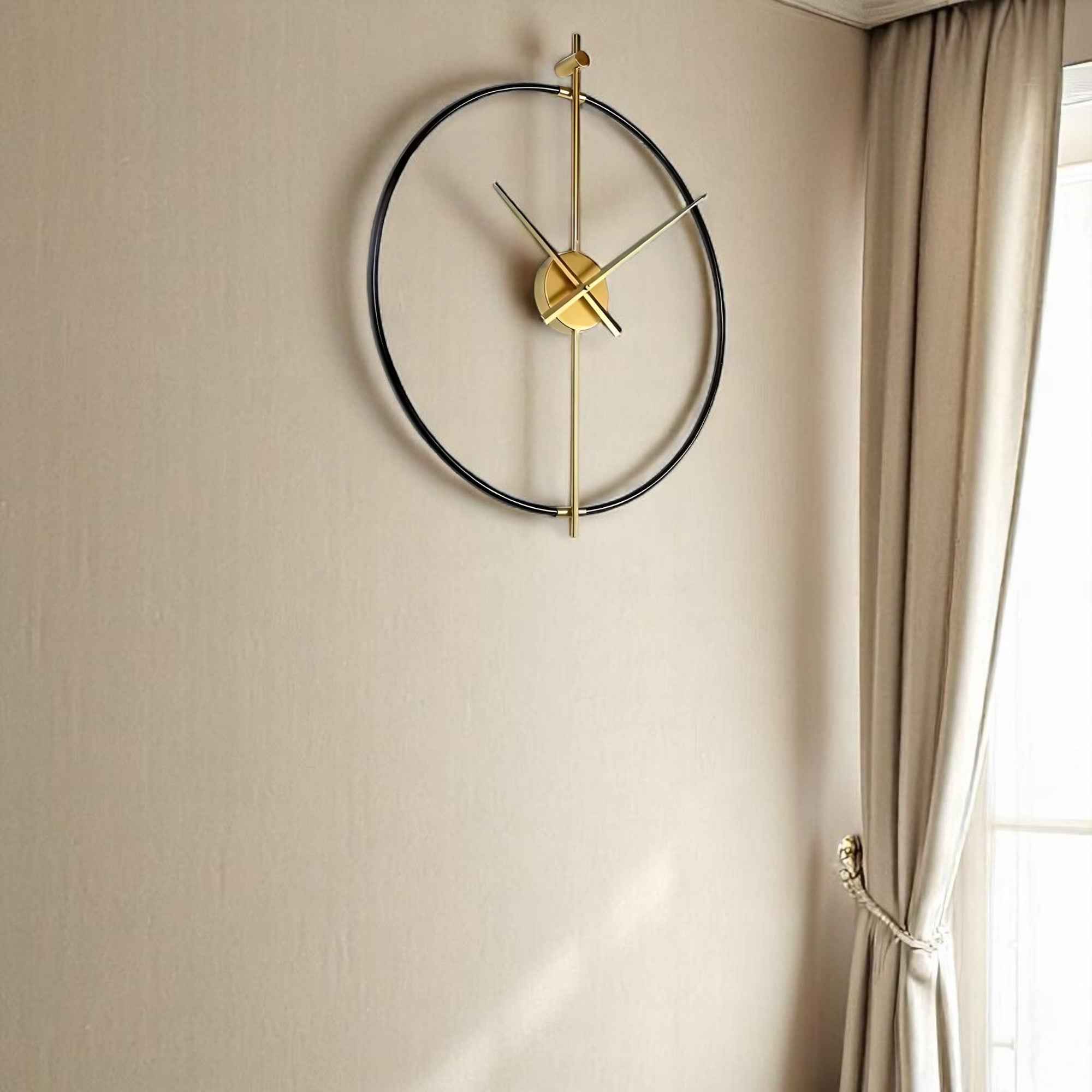 Horloges murales : Grande Horloge Murale Vintage Bois Accessoires De Maison dans de Marche Lino