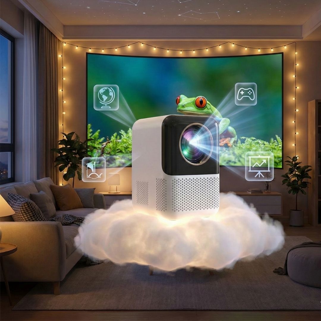 Mini Projecteur HD Home Cinéma - Portable