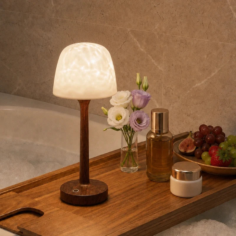 Home Decor : Lampe Aurore Boréale – Lampe de Table Ambiance 2-en-1 & Projecteur dans de Marche Lino