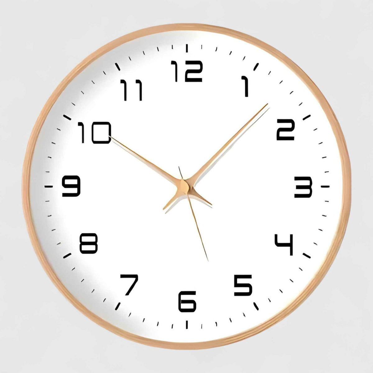 Horloges murales : Horloge Murale Design Bois Accessoires De Maison dans Bois de Marche Lino
