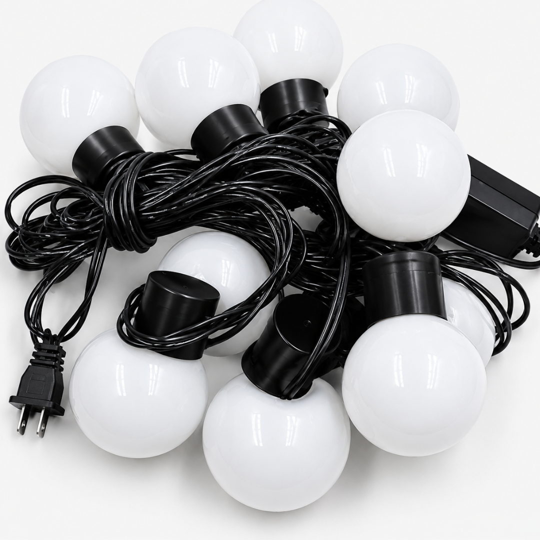 Guirlande Lumineuse Terrasse USB – Décoration de Terrasse Étanche Blanc Chaud