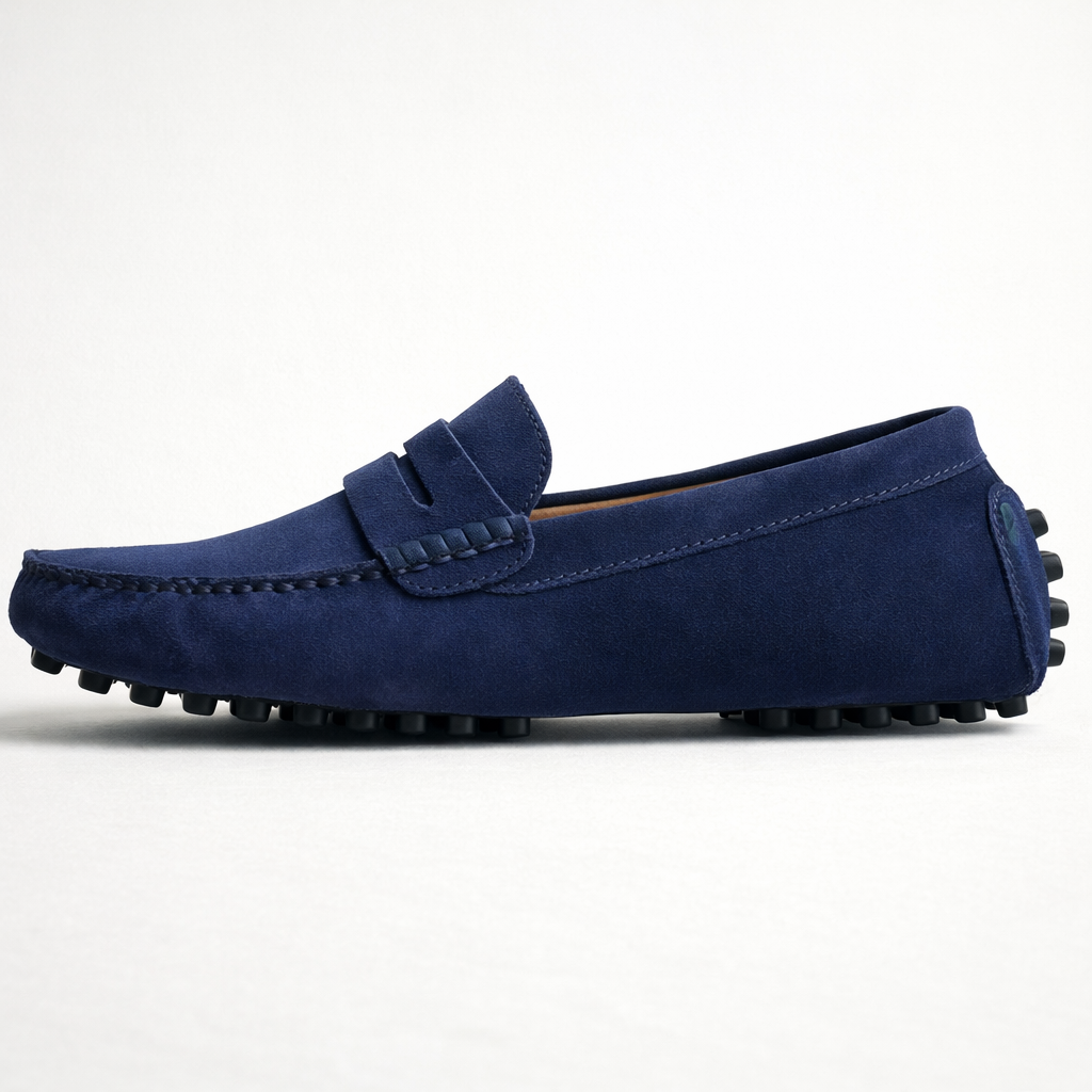 : Mocassin homme en nubuck - Élégance et confort moderne dans de Marche Lino