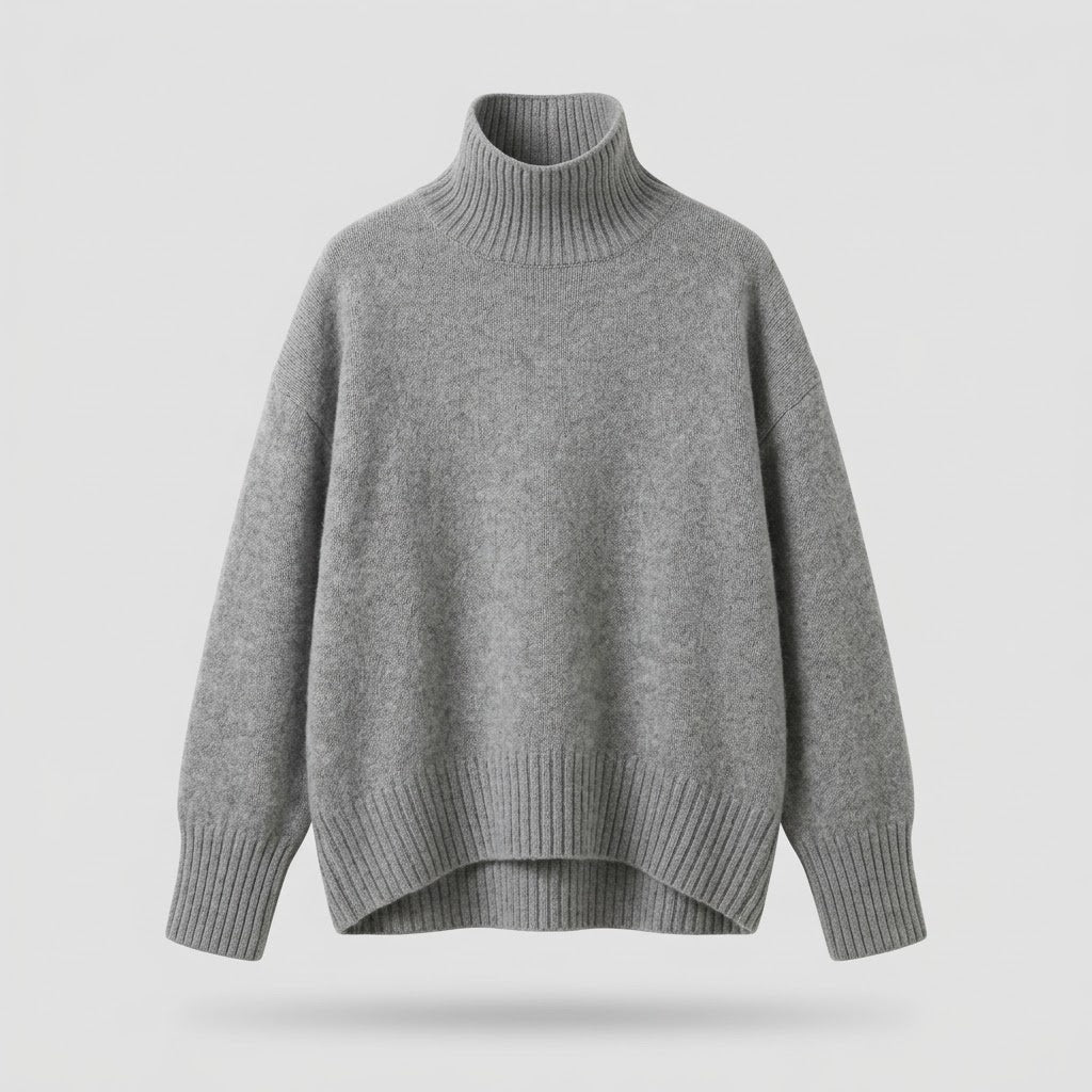 Pull en Cachemire à Col Roulé pour Femme