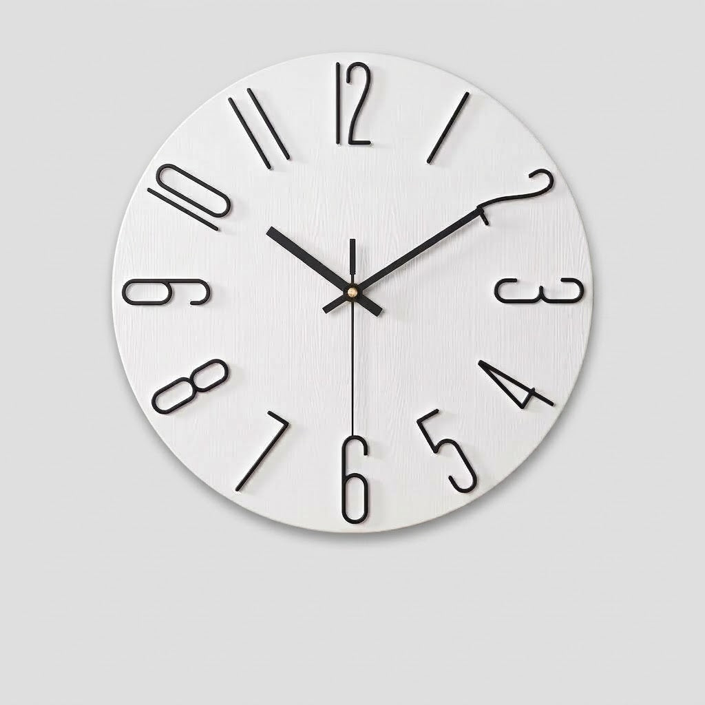 Wall Clocks : WireClock Horloge Murale Moderne pour Salon dans de Roselva