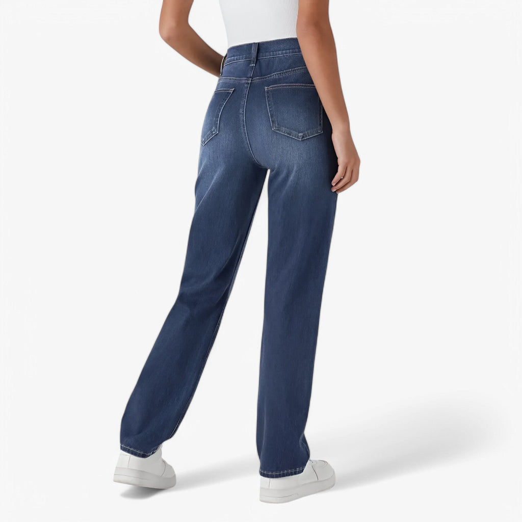 Pantalon taille haute - Extensible et Confortable
