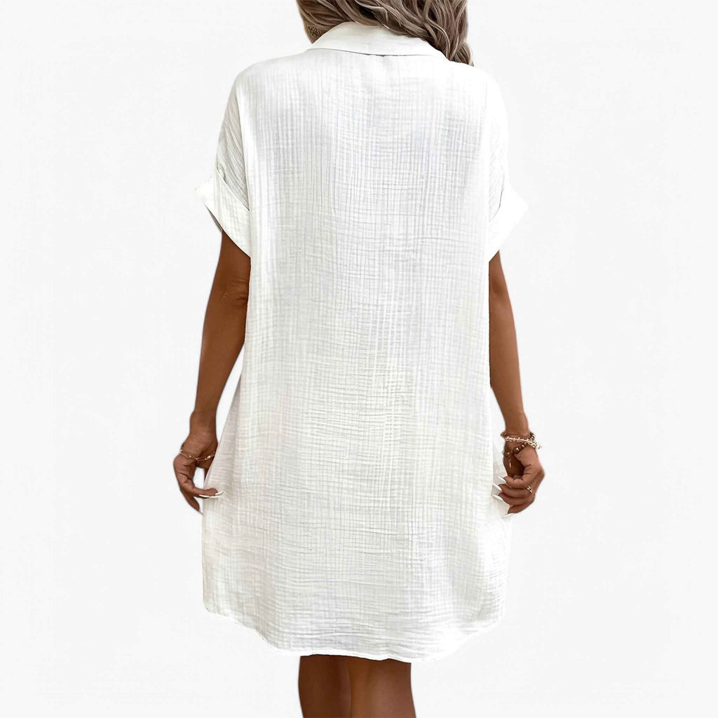 Olivia | Sommerkjole – Elegant Stofblanding, Perfekt til Enhver Anledn