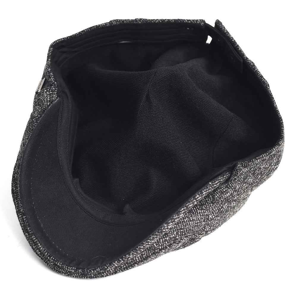 1 pièce de casquette newsboy chaude – style chauffeur de taxi et Gatsby, chapeau d'hiver vintage élégant