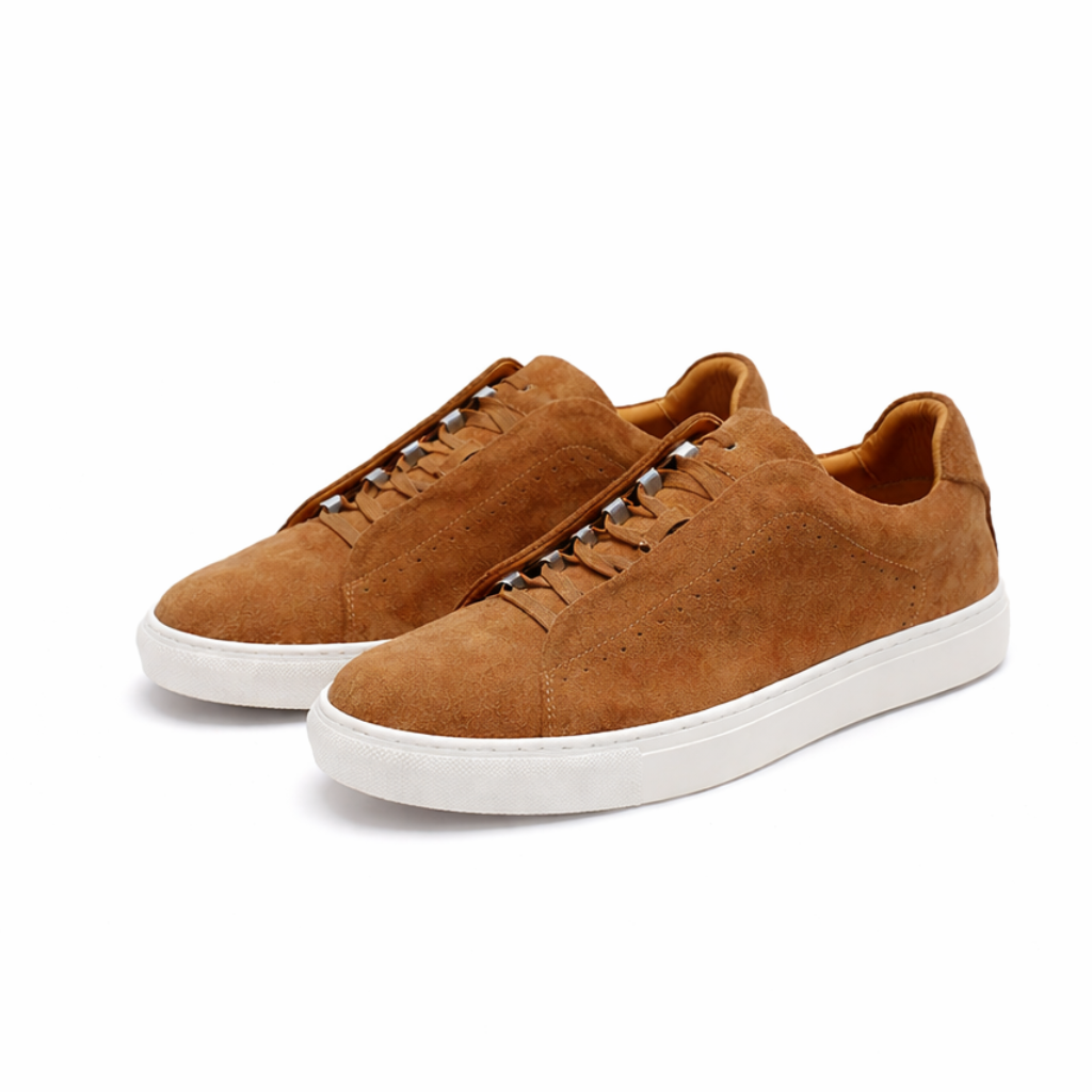 : Baskets homme en nubuck - Sneakers confortables et stylées dans de Marche Lino