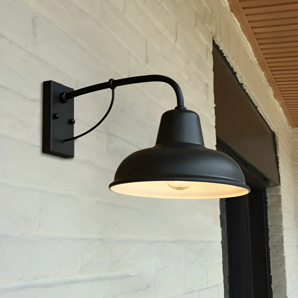 Lyvix – Lampe murale extérieure industrielle robuste pour un style marquant et moderne