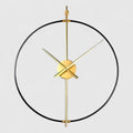 Große Vintage Wanduhr aus Holz Wohnaccessoires